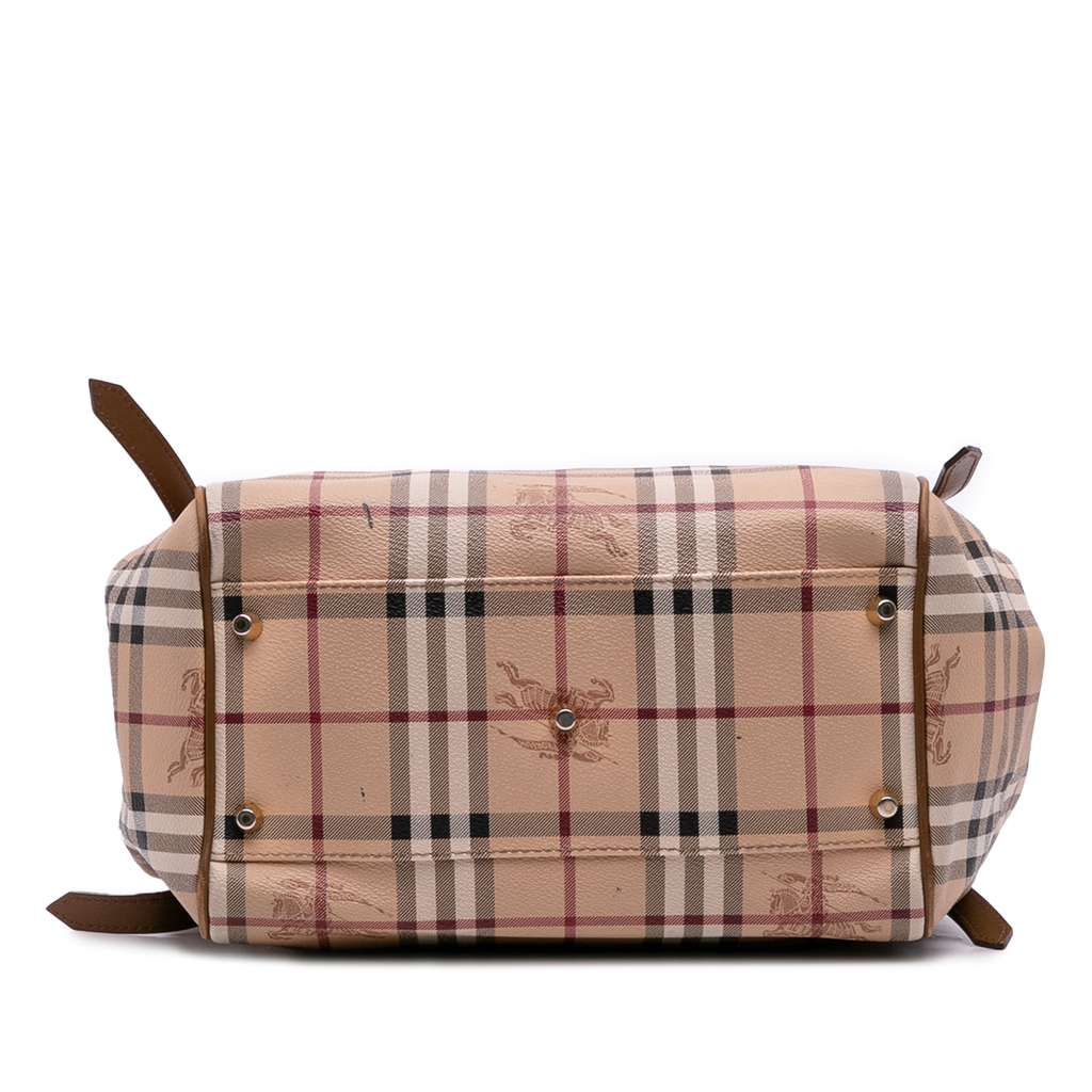 Burberry Small Haymarket Check Coated Canvas Canterbury Tote - Image 6
