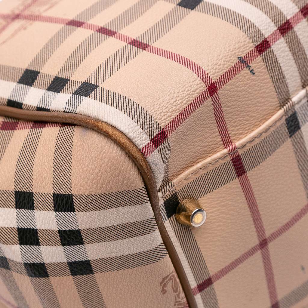 Burberry Small Haymarket Check Coated Canvas Canterbury Tote - Detail 2