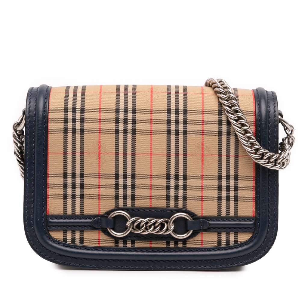 Burberry Haymarket Check Canvas 1983 Link Flap