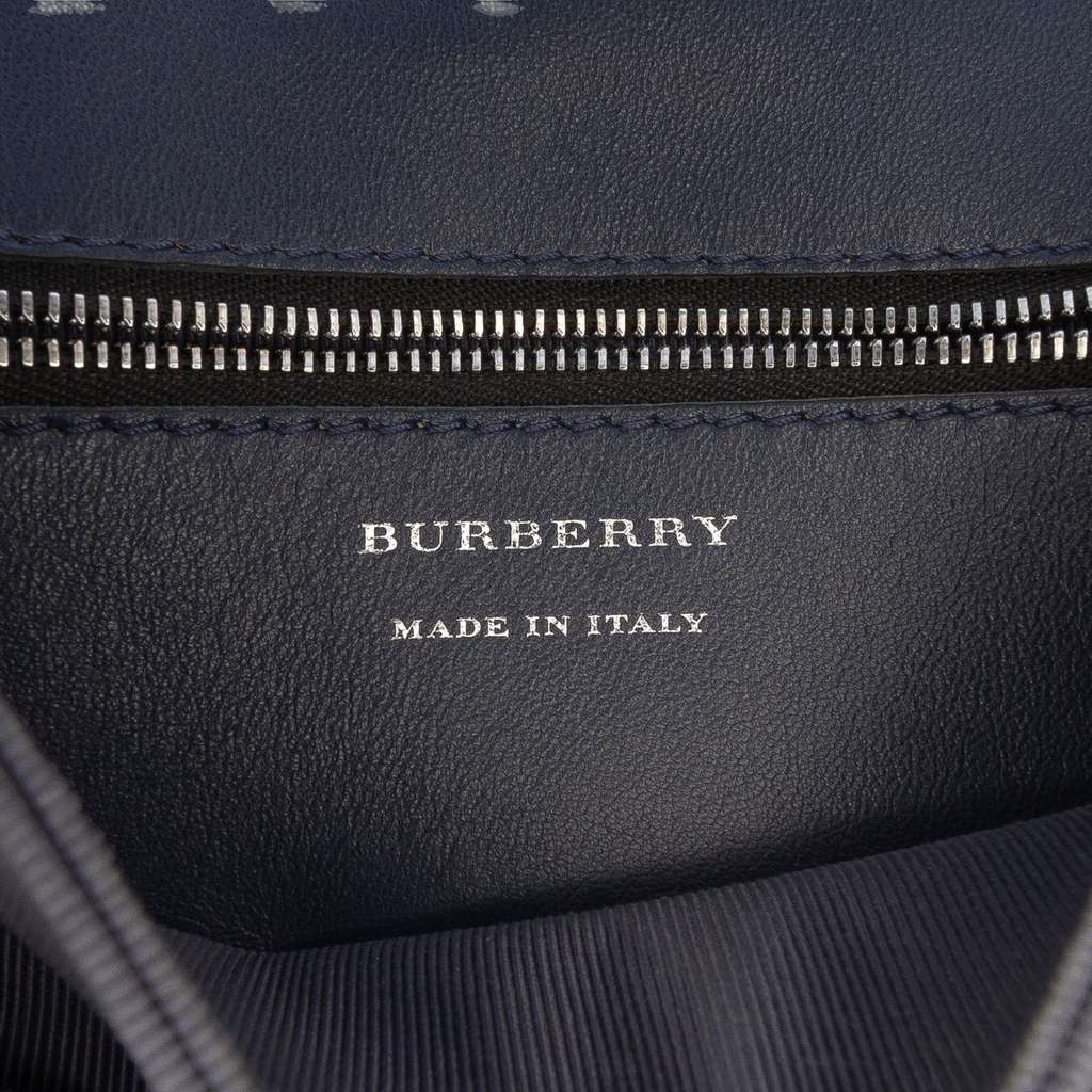 Burberry Haymarket Check Canvas 1983 Link Flap - Side view