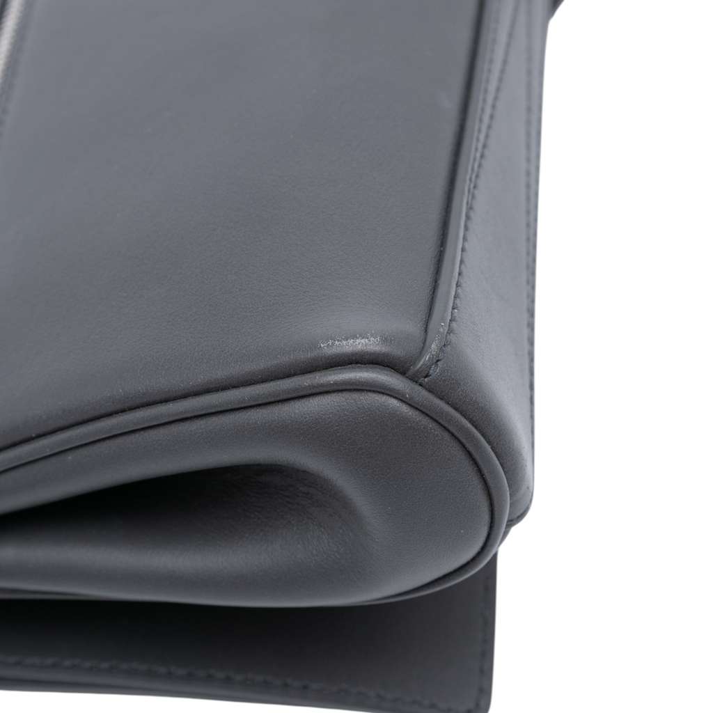 Balenciaga Small Smooth Calfskin Bel Air Clutch On Strap - Image 10