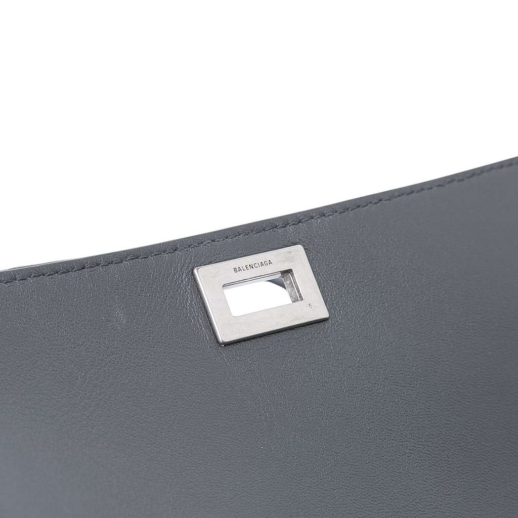 Balenciaga Small Smooth Calfskin Bel Air Clutch On Strap - Image 11