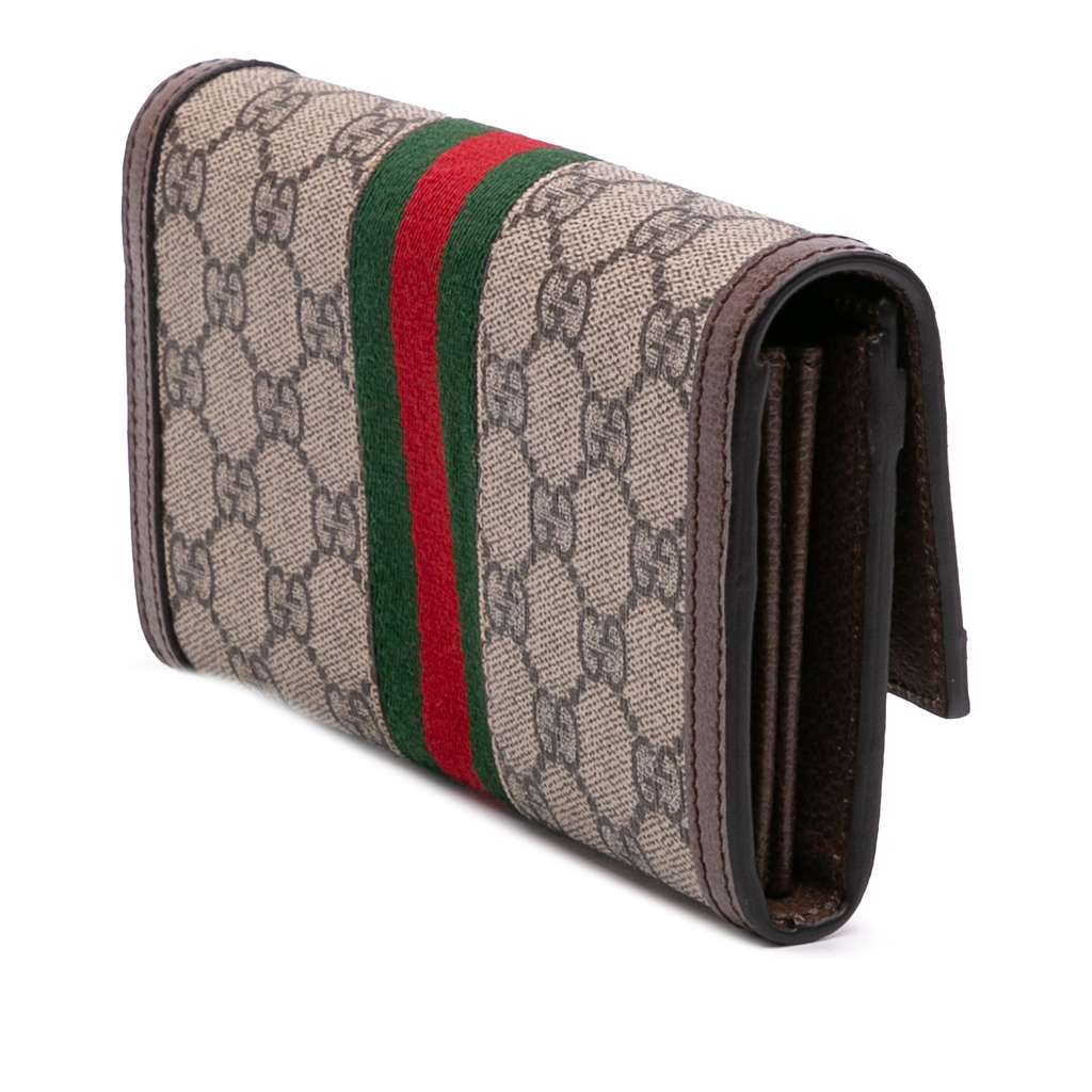 Gucci GG Supreme Web Ophidia Continental Wallet - 2