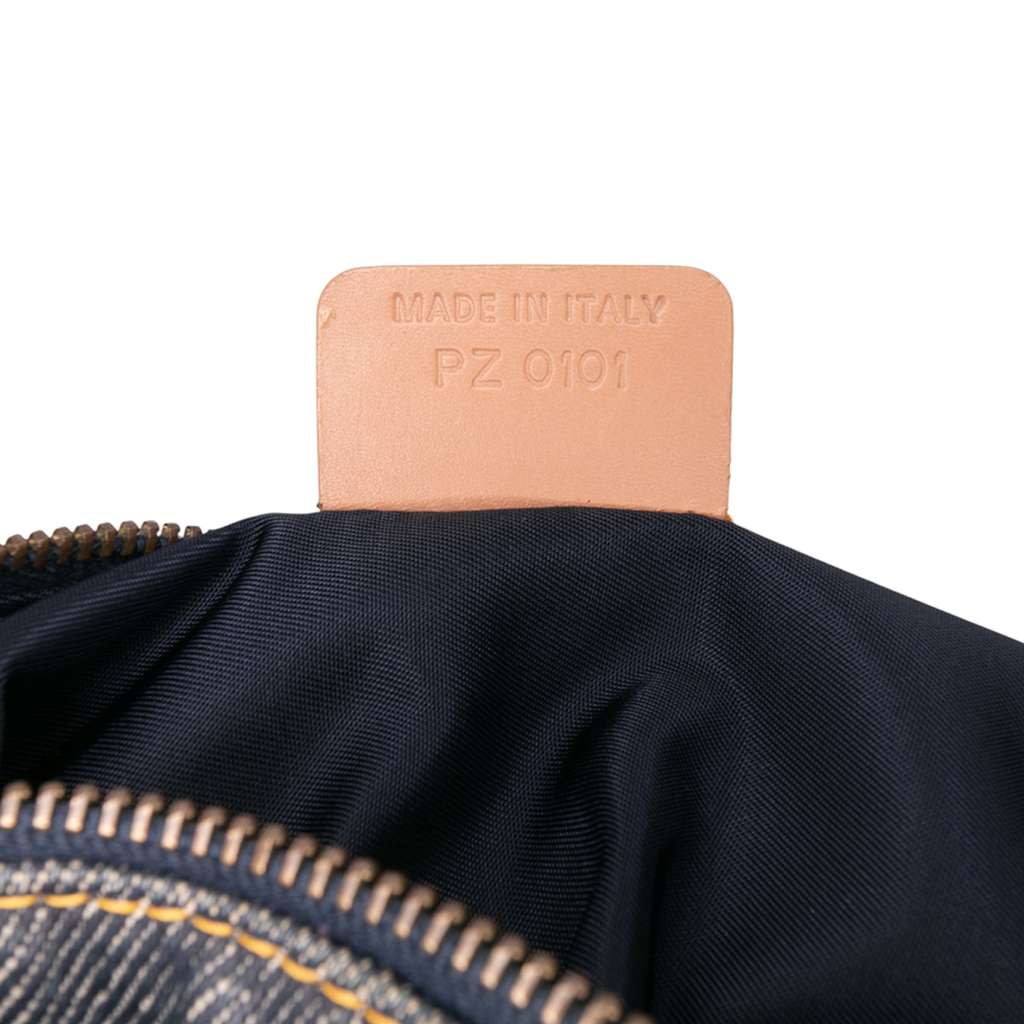 Dior Mini Denim Saddle Pochette - Detail 1