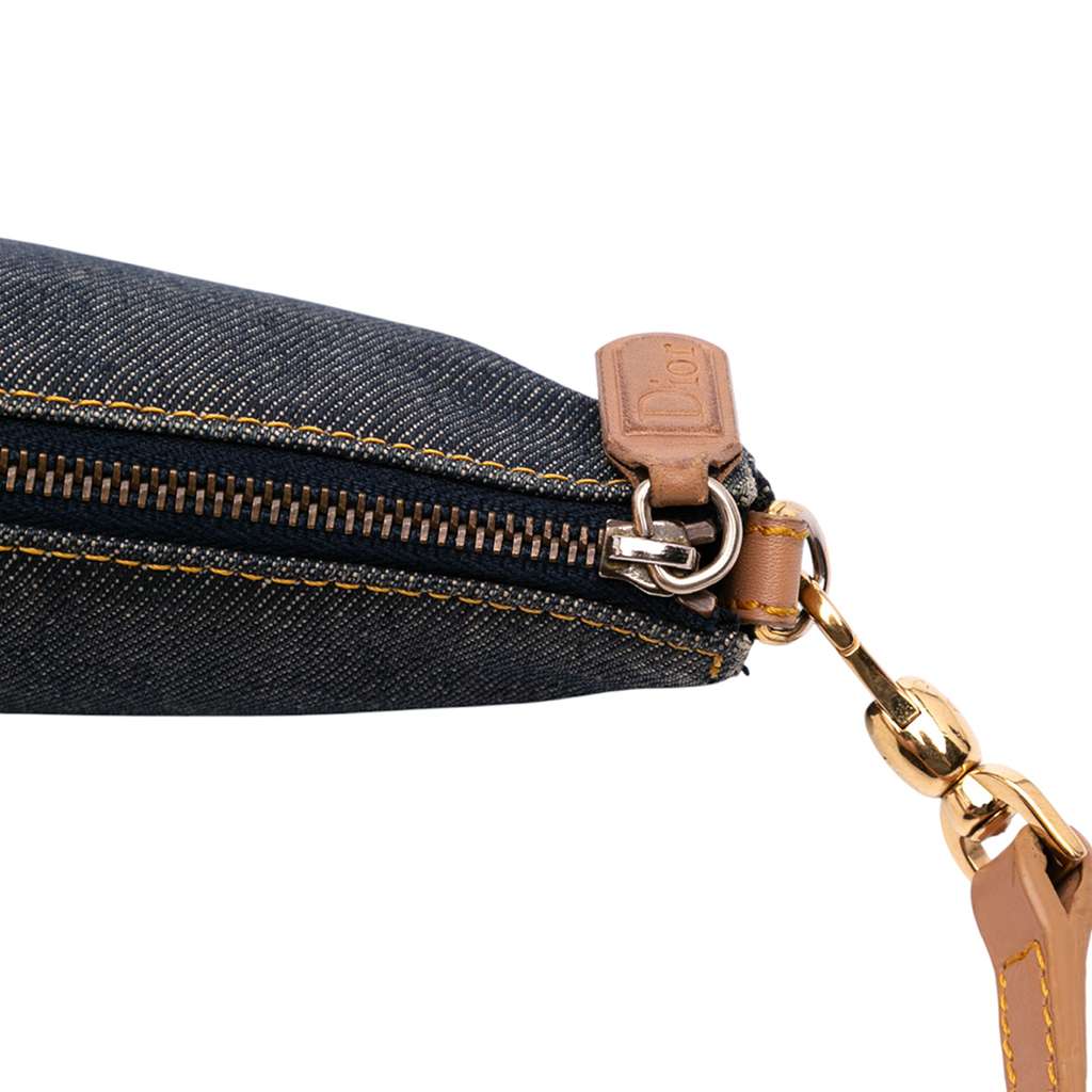 Dior Mini Denim Saddle Pochette - Detail 2
