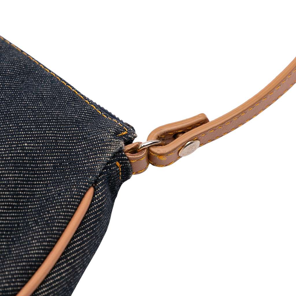 Dior Mini Denim Saddle Pochette - Image 10