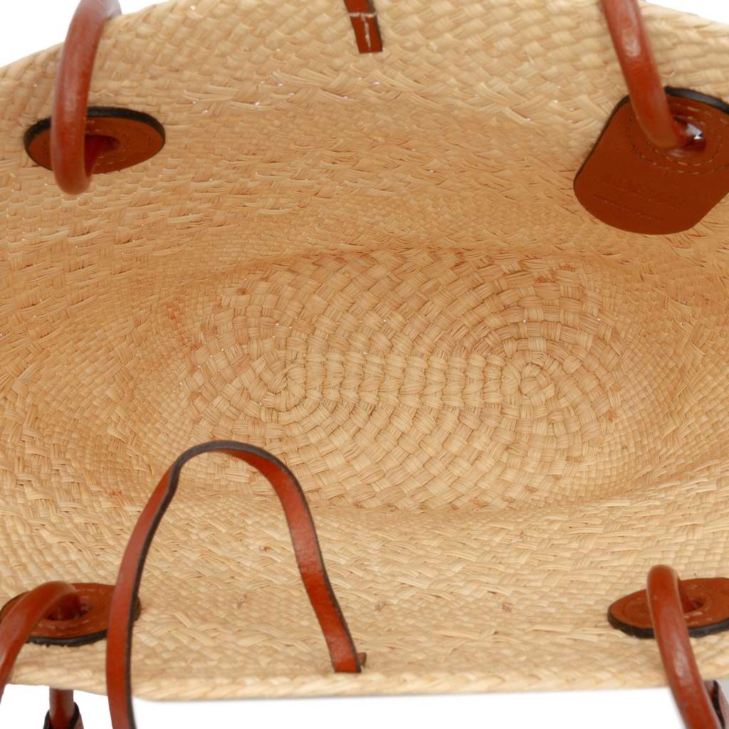 Loewe Paulas Ibiza Small Anagram Raffia Tote - 4