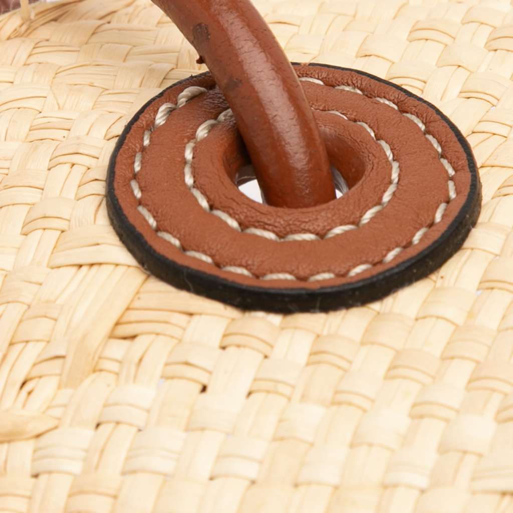 Loewe Paulas Ibiza Small Anagram Raffia Tote - Detail 2