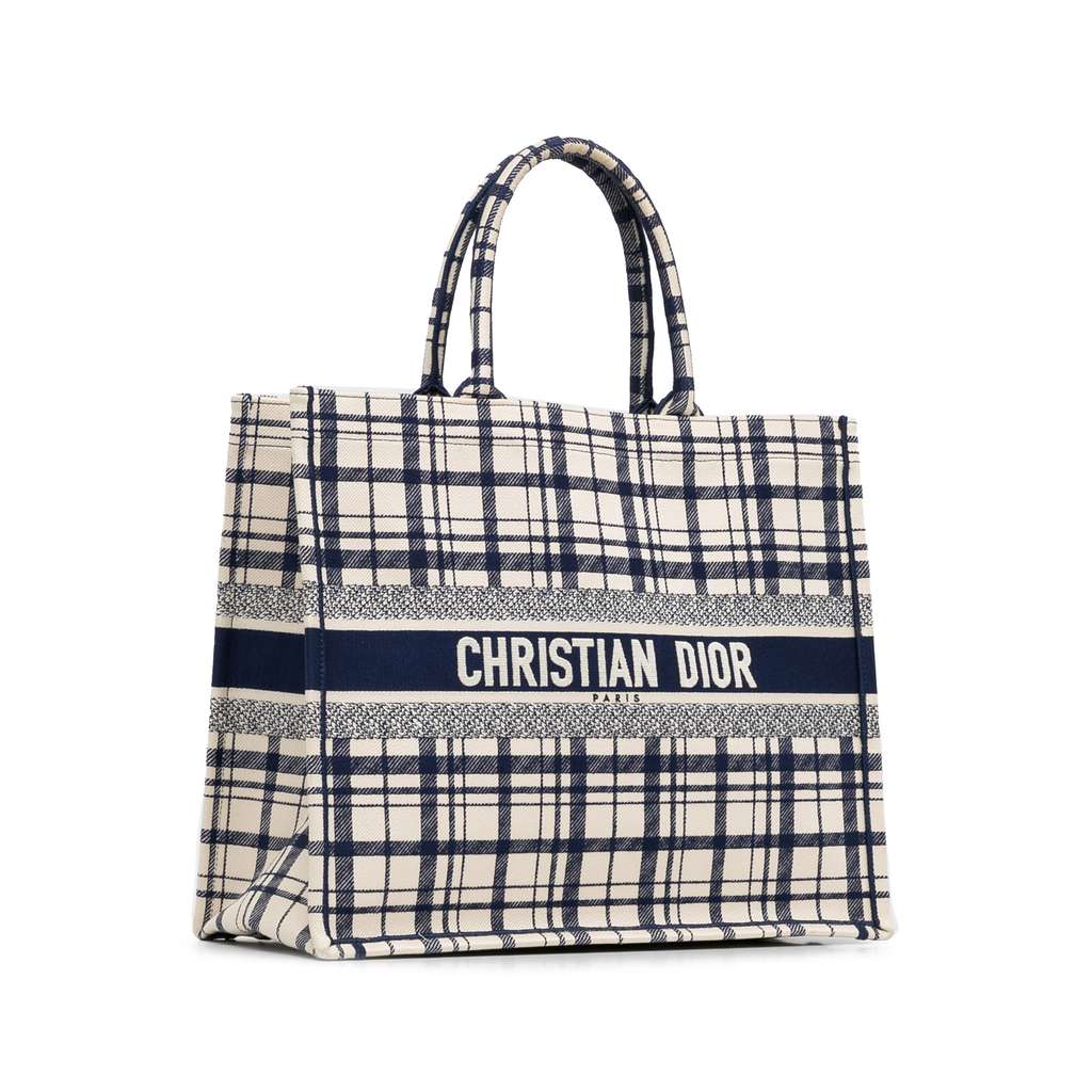 Dior Large Check n Dior Book Tote - 2