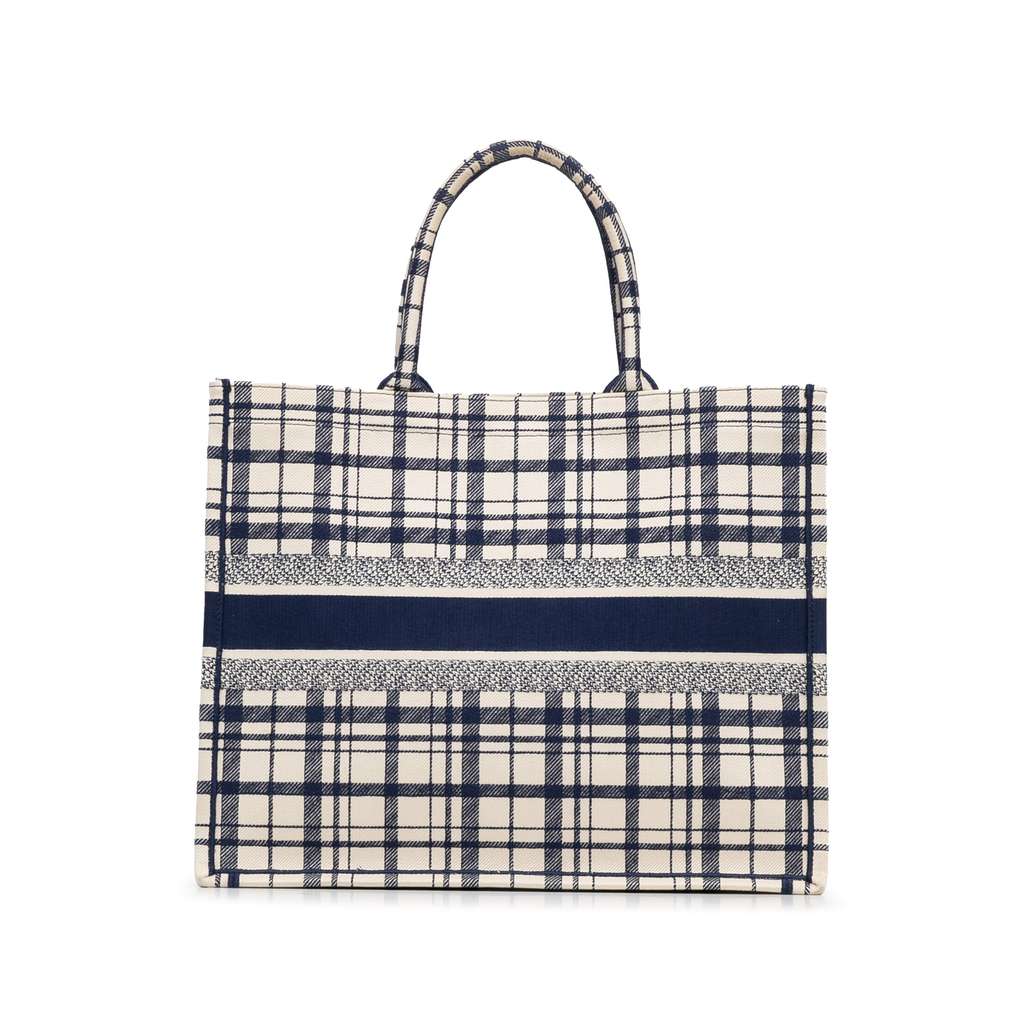 Dior Large Check n Dior Book Tote - 4
