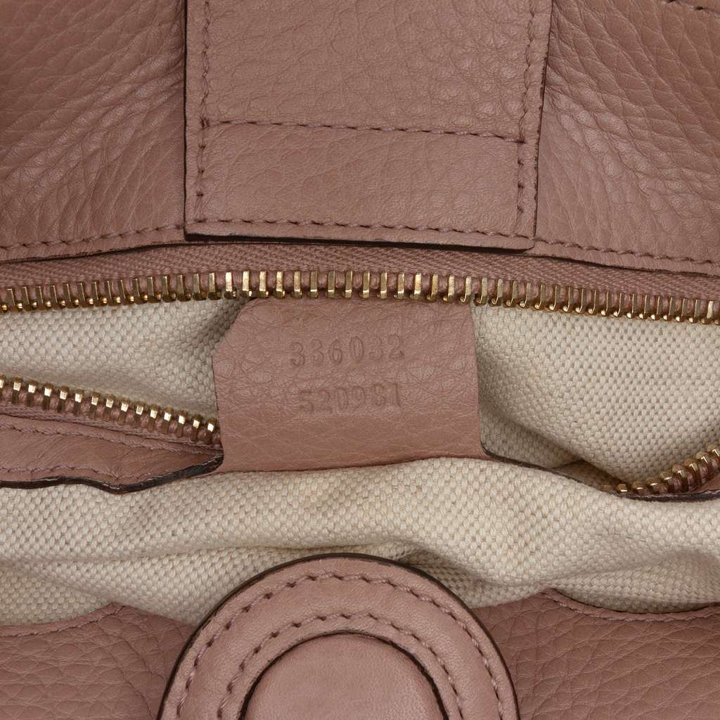 Gucci Small Calfskin Bamboo Shopper Satchel - Detail 1