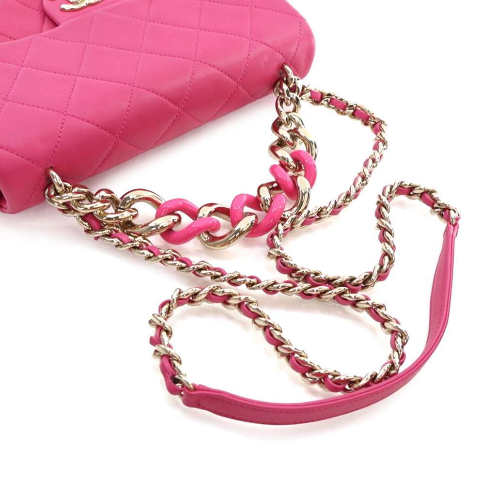 Chanel Small Lambskin Elegant Chain Single Flap - Image 15