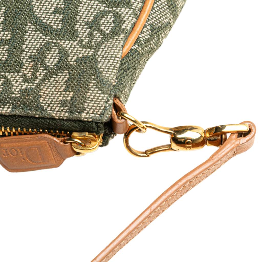 Dior Mini Diorissimo Canvas Saddle Pochette - Image 11