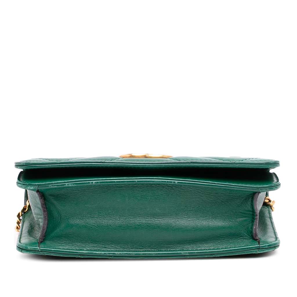 Gucci Mini GG Marmont Matelasse Leather Wallet On Chain - 3