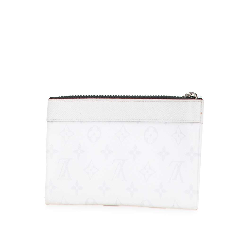 Louis Vuitton Monogram Taigarama Pochette Discovery PM - Back view