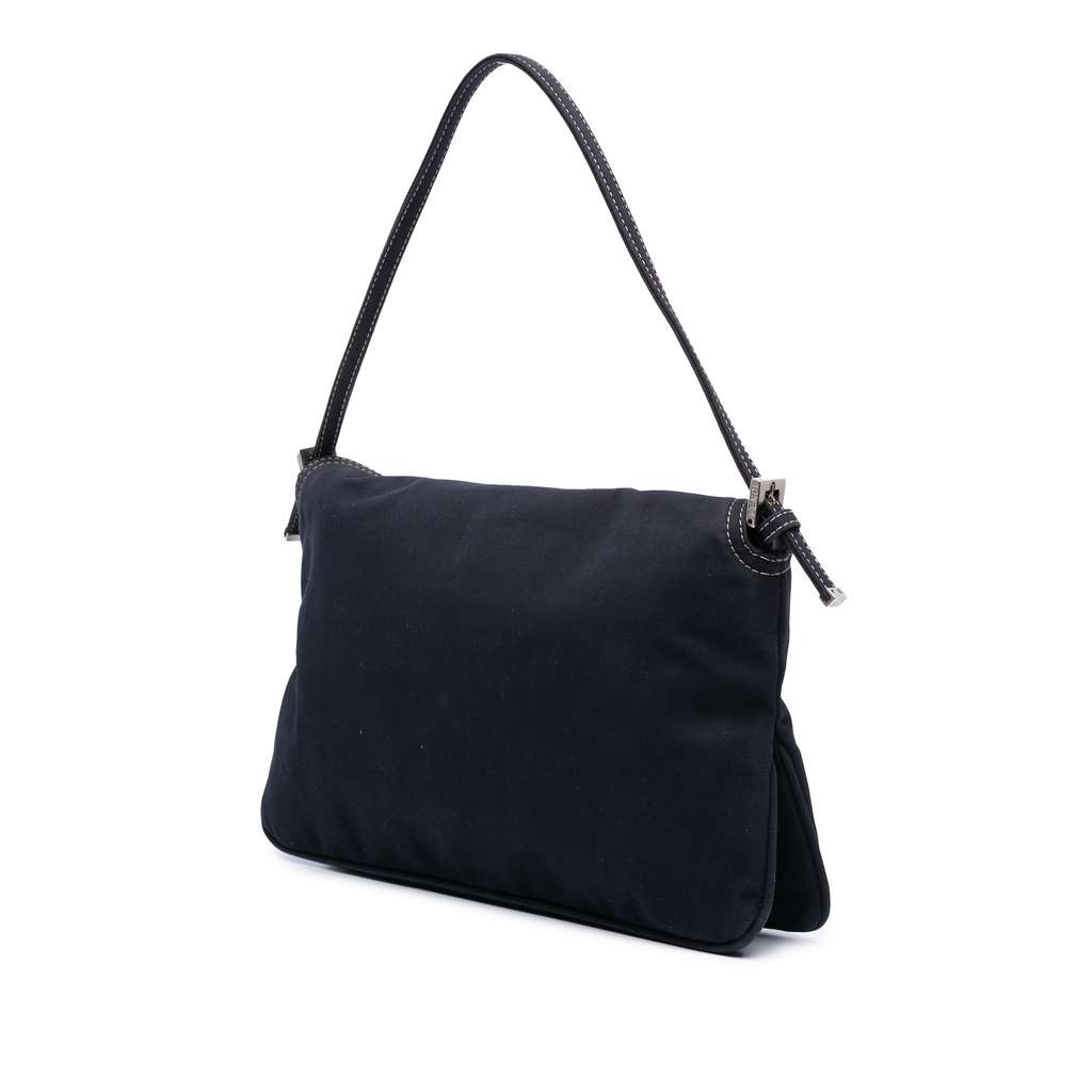 Fendi Canvas FF Marble Double Flap Shoulder Bag - 2