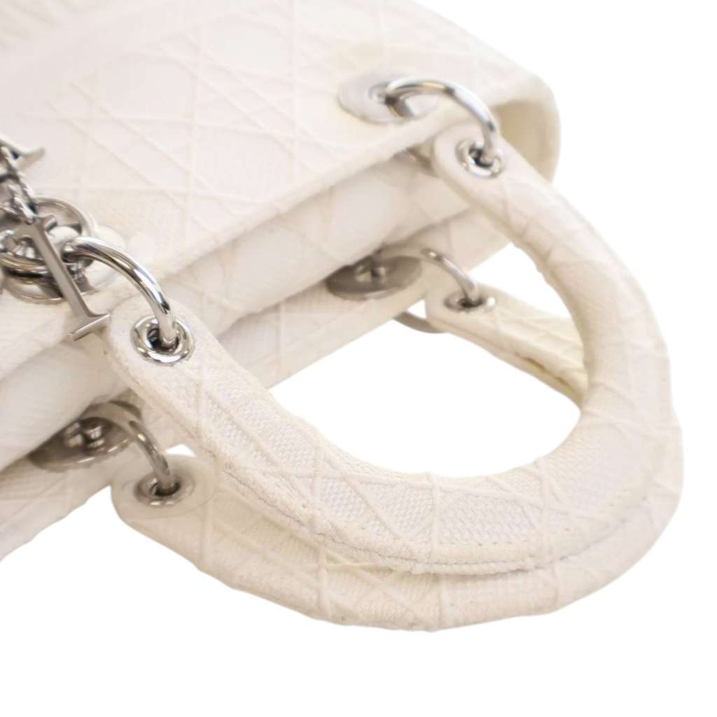 Dior Medium Canvas Cannage Lady D Lite - Image 10
