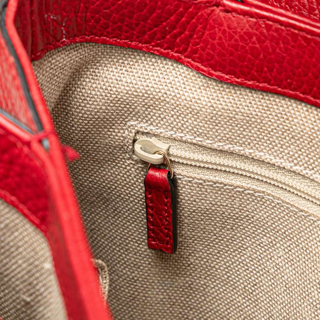 Gucci Small Dollar Calf Interlocking G Satchel - Detail 2