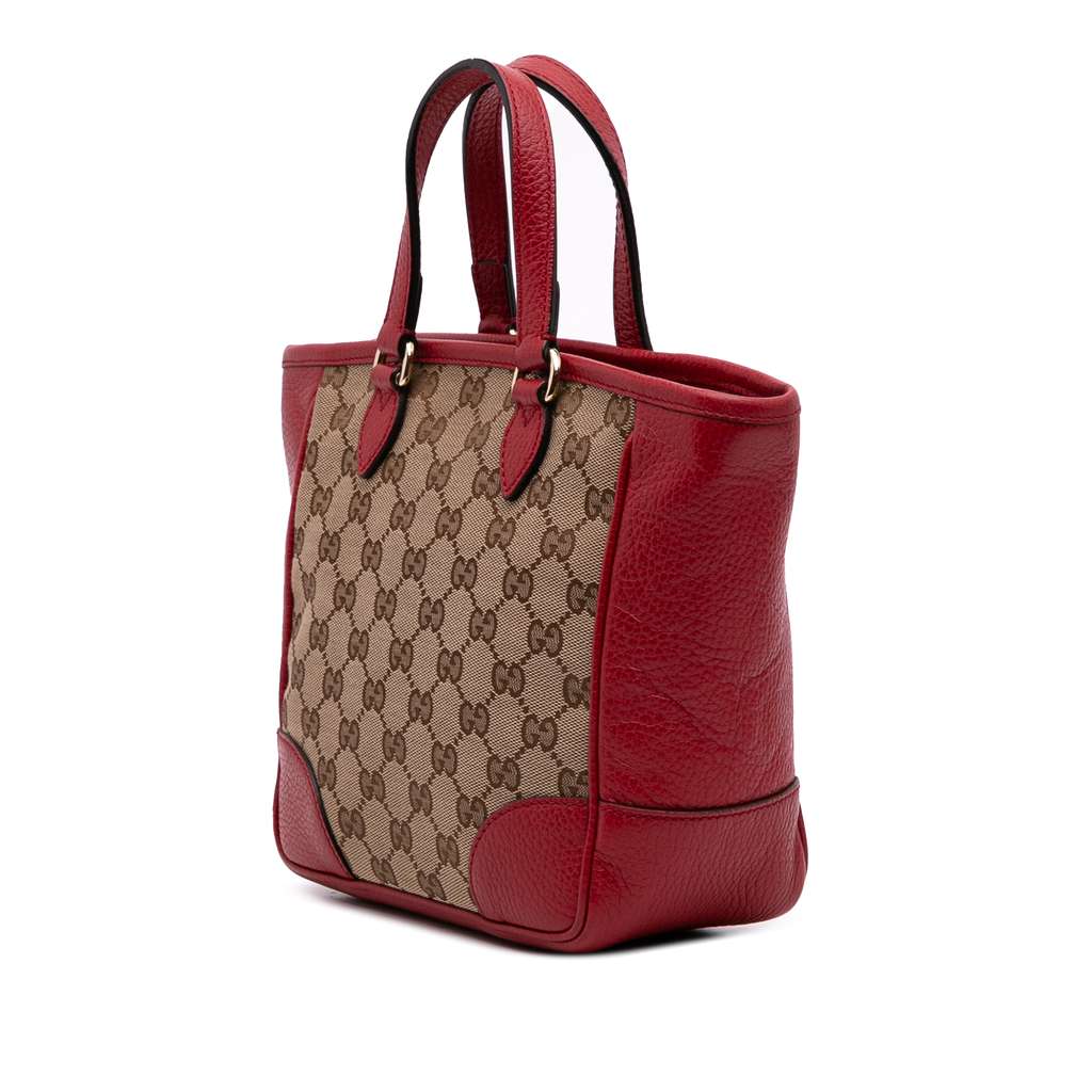 Gucci Small GG Canvas Bree Satchel - Back view