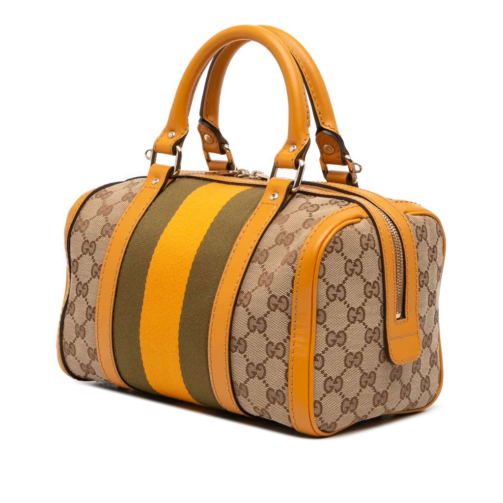 Gucci Small GG Canvas Web Joy Boston Bag - 2