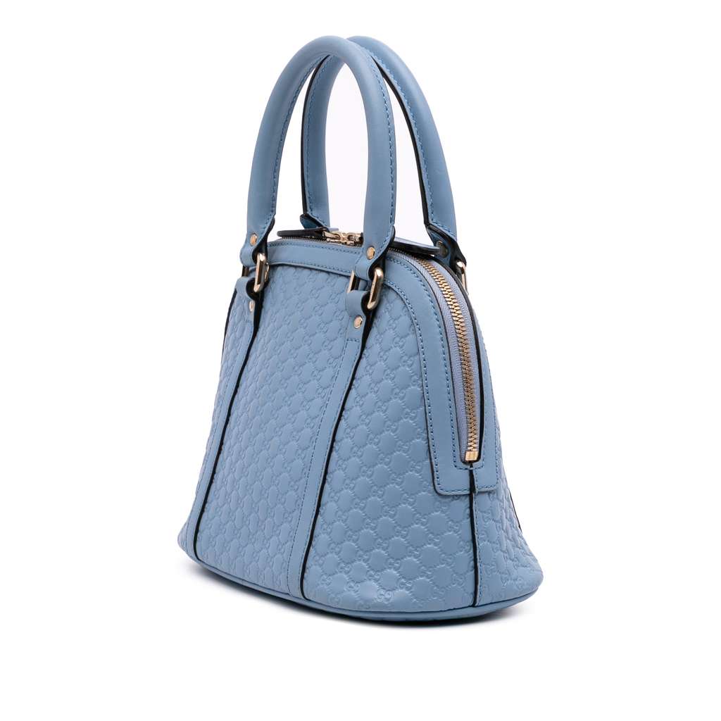 Gucci Mini Microguccissima Dome Satchel - Back view