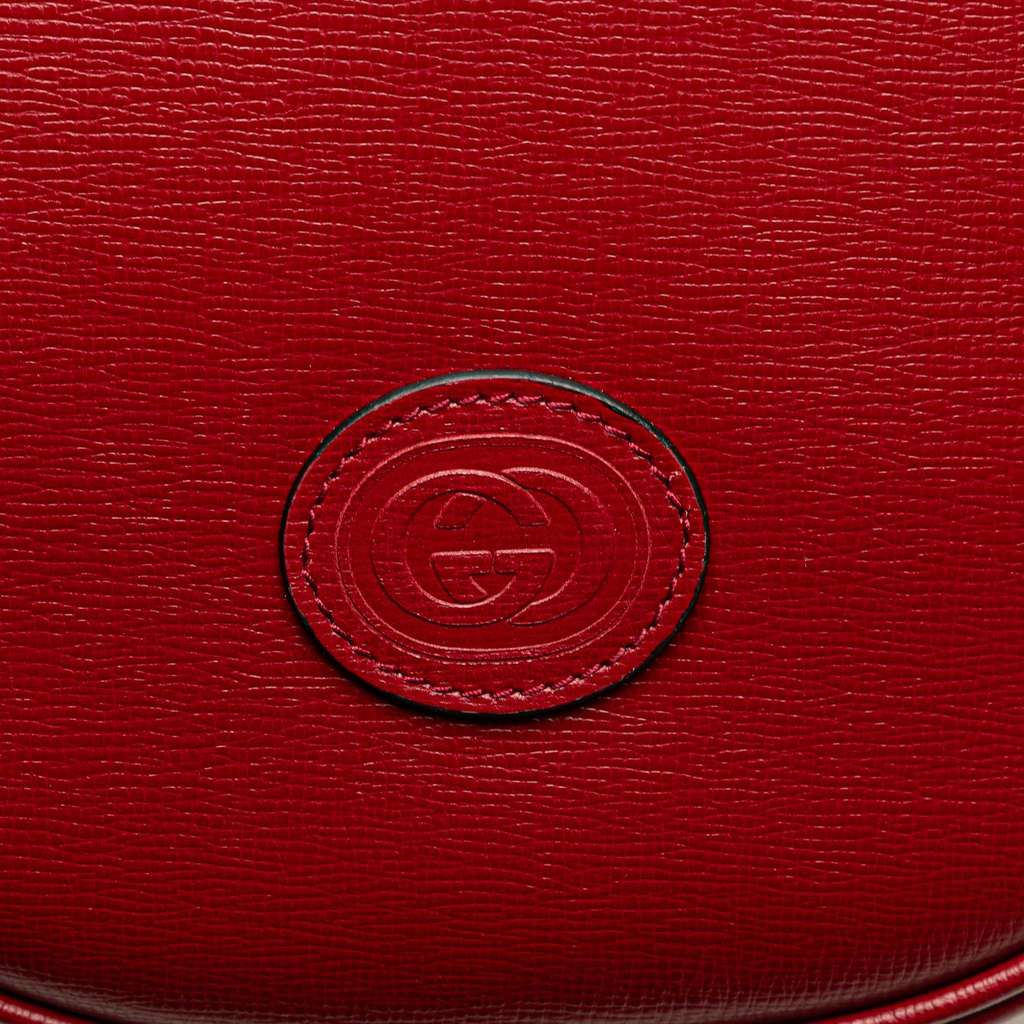 Gucci Leather Interlocking G Oval Clutch - Detail 2