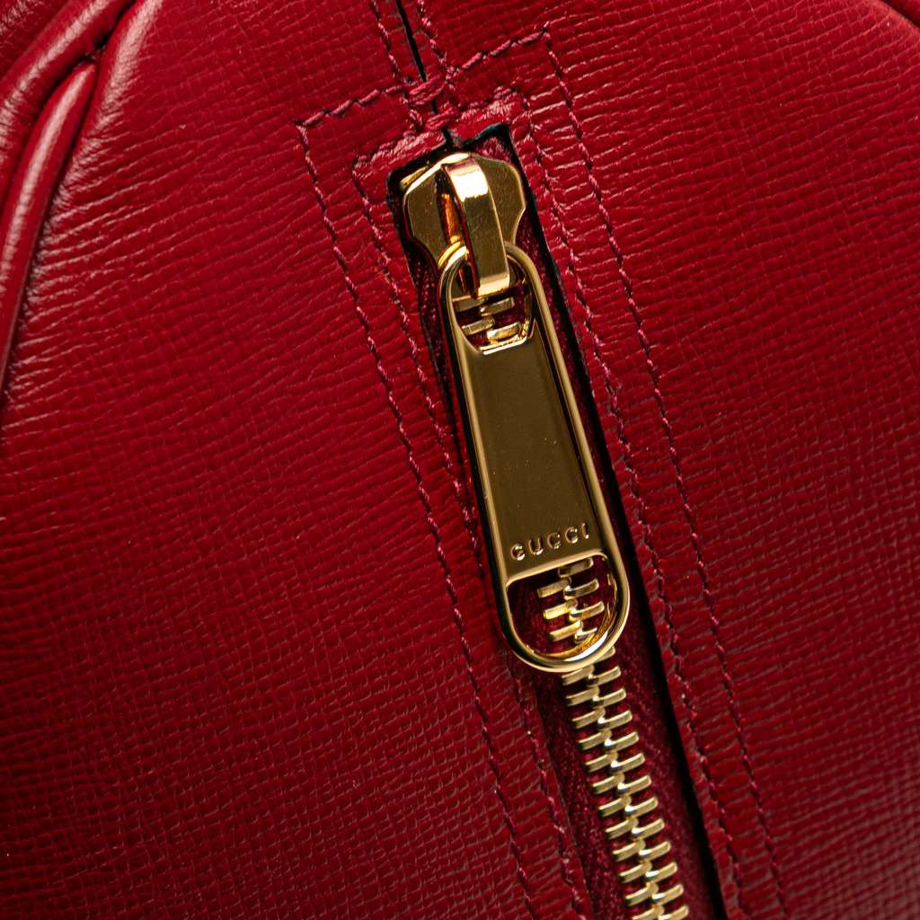 Gucci Leather Interlocking G Oval Clutch - Image 10