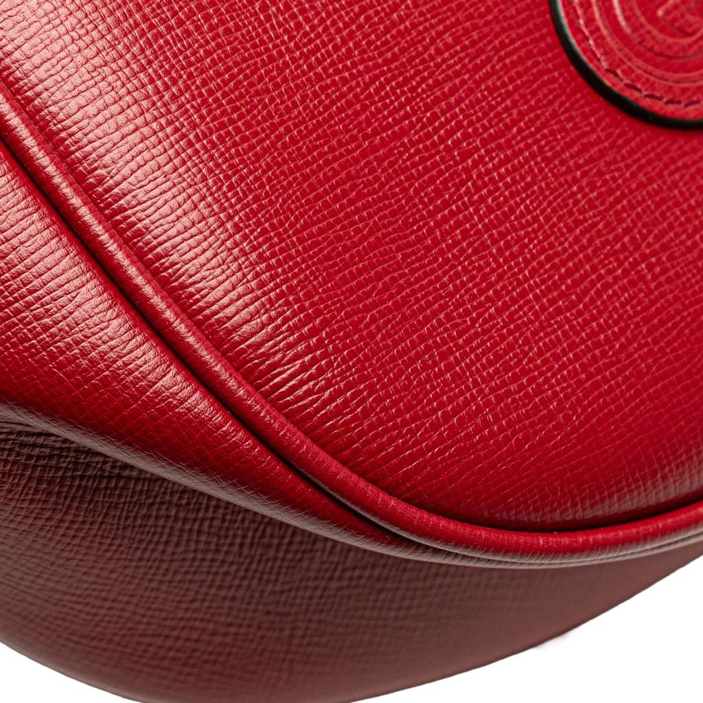 Gucci Leather Interlocking G Oval Clutch - Image 11