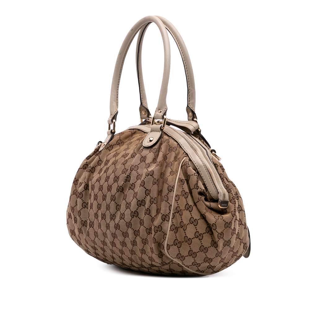 Gucci GG Canvas Sukey Satchel - 2