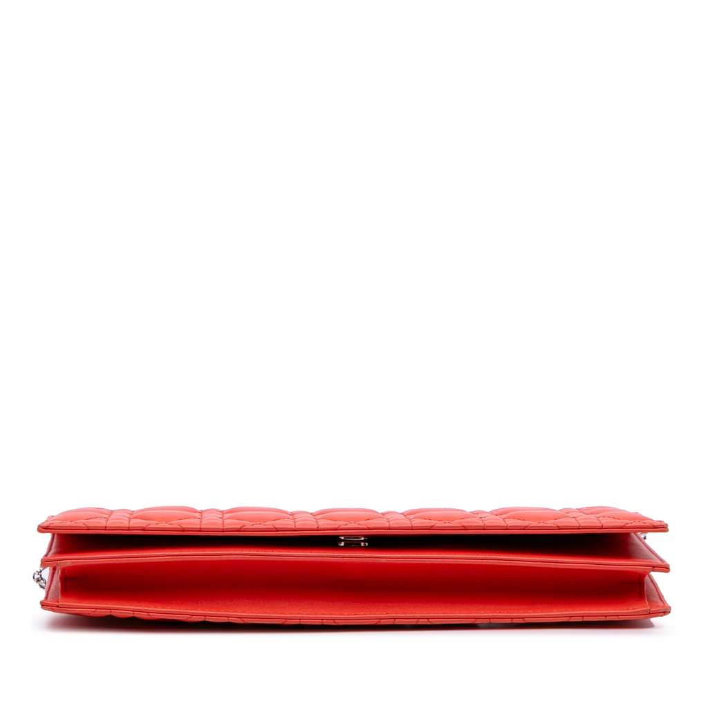 Dior Lambskin Cannage Lady Dior Wallet On Chain - Image 6
