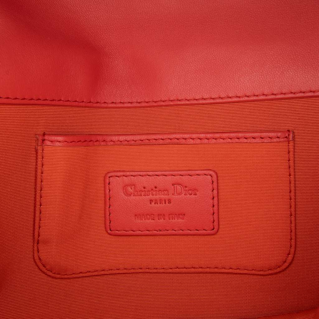 Dior Lambskin Cannage Lady Dior Wallet On Chain - Side view