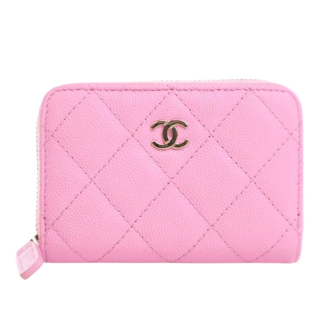 Chanel CC Quilted Caviar Classic Zipped Coin Purse