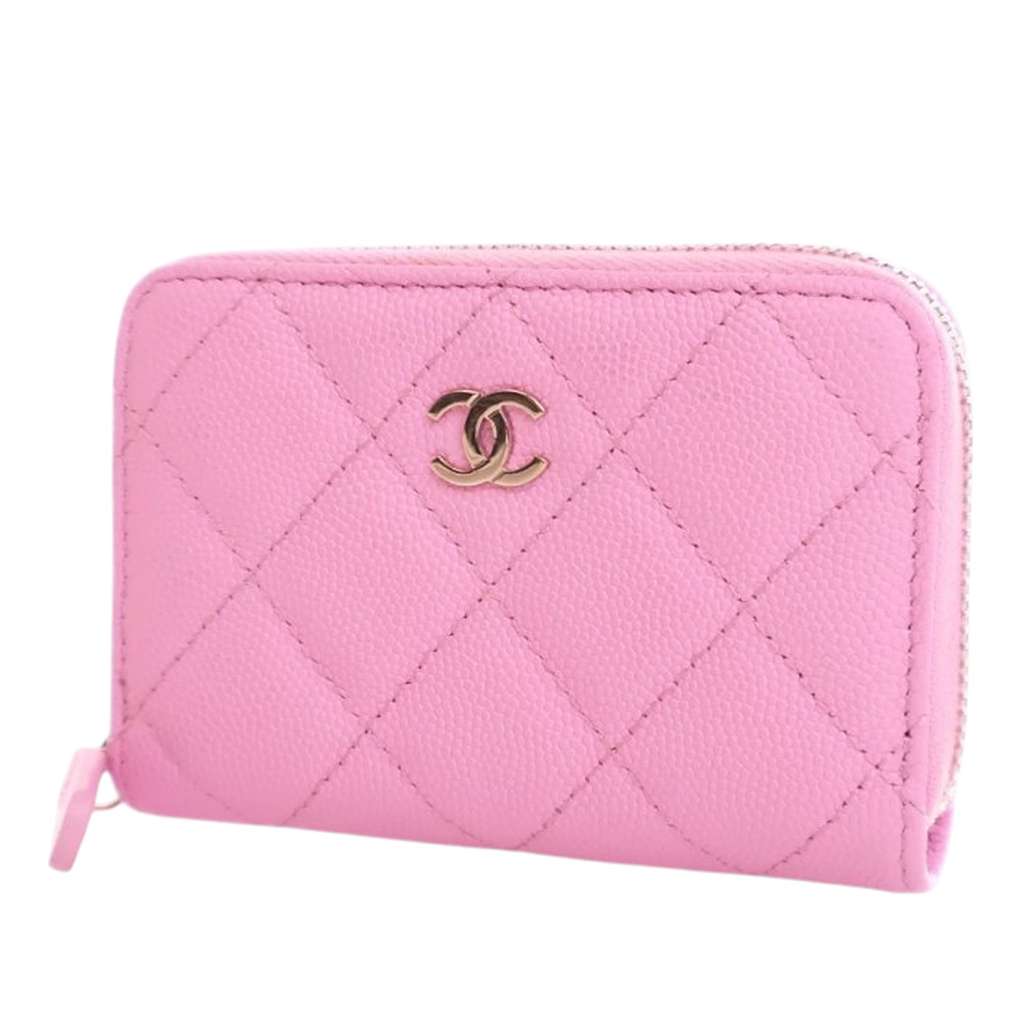 Chanel CC Quilted Caviar Classic Zipped Coin Purse - 2