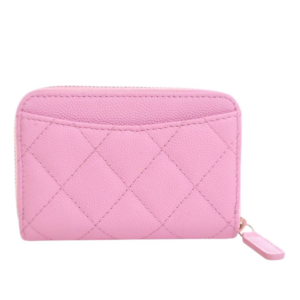 Chanel CC Quilted Caviar Classic Zipped Coin Purse - 3