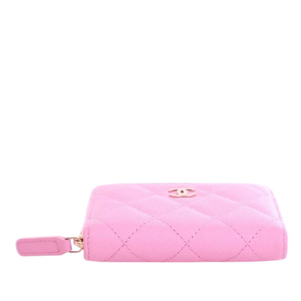 Chanel CC Quilted Caviar Classic Zipped Coin Purse - 4