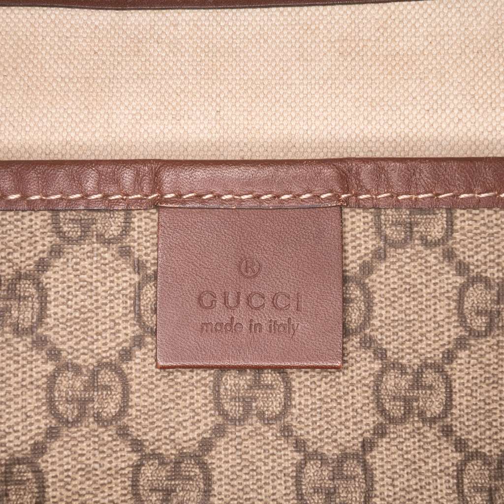 Gucci Large GG Supreme Web Loop Tote - Side view