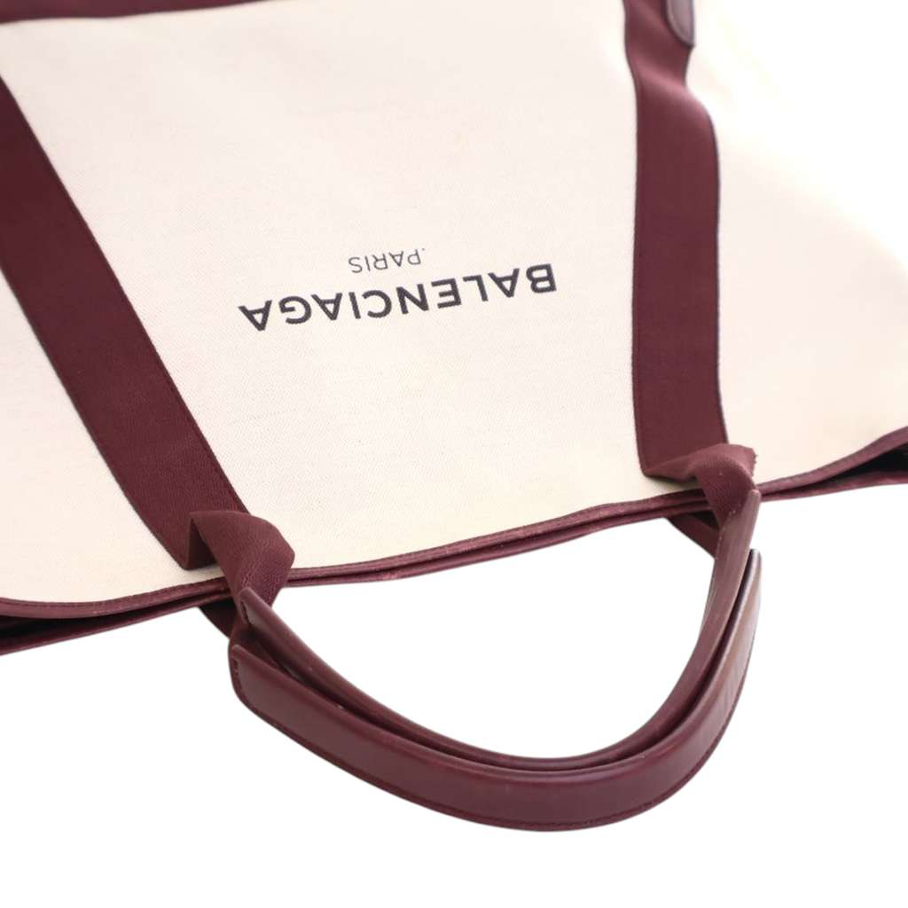 Balenciaga Canvas Navy Cabas Tote M - Image 10
