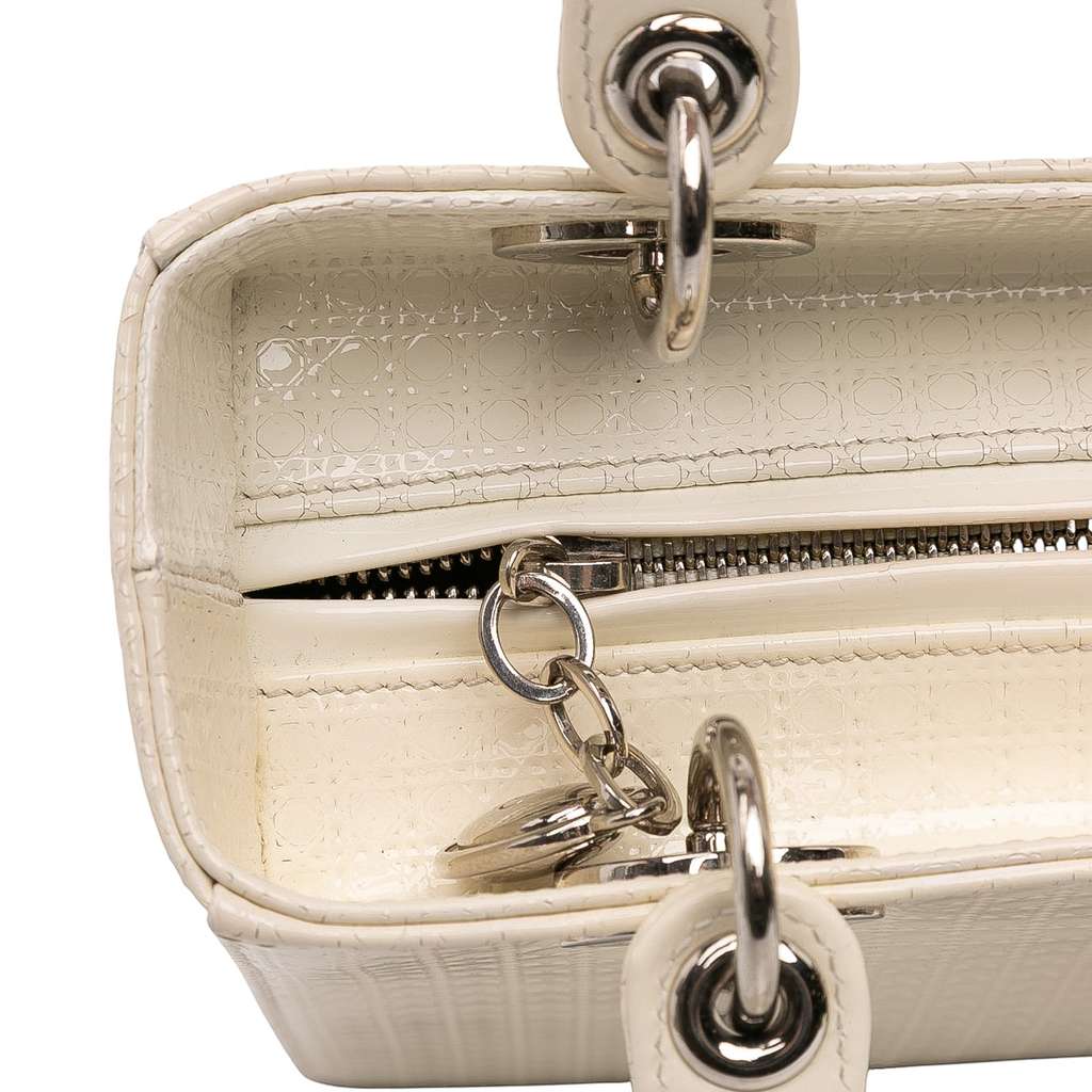 Dior Medium Patent Microcannage Lady Dior - Image 13