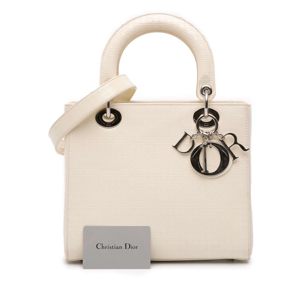 Dior Medium Patent Microcannage Lady Dior - Image 15