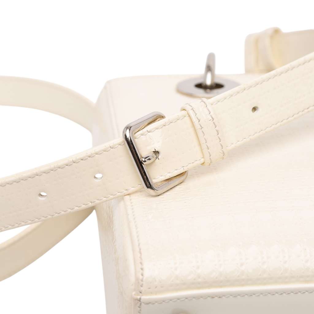 Dior Medium Patent Microcannage Lady Dior - Image 12