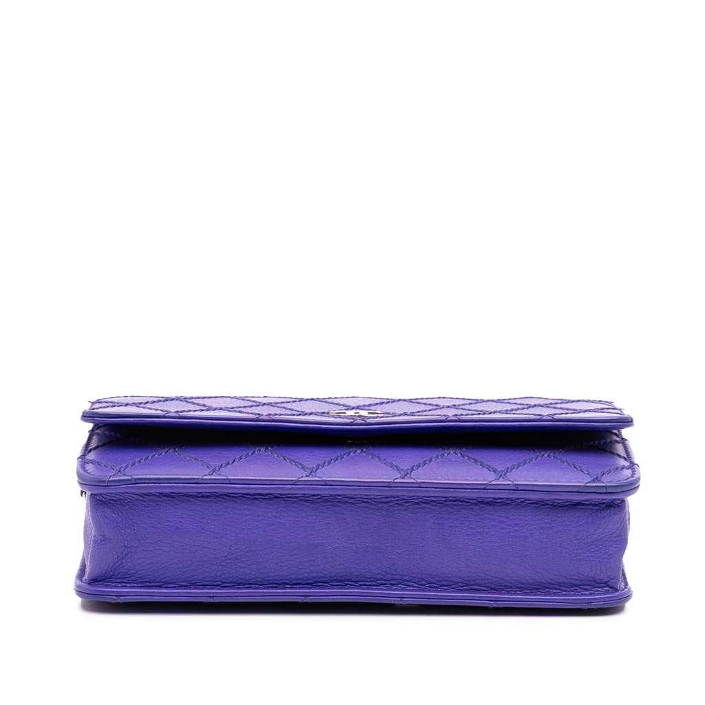 Chanel CC Quilted Calfskin Fancy Wallet On Chain - Image 6