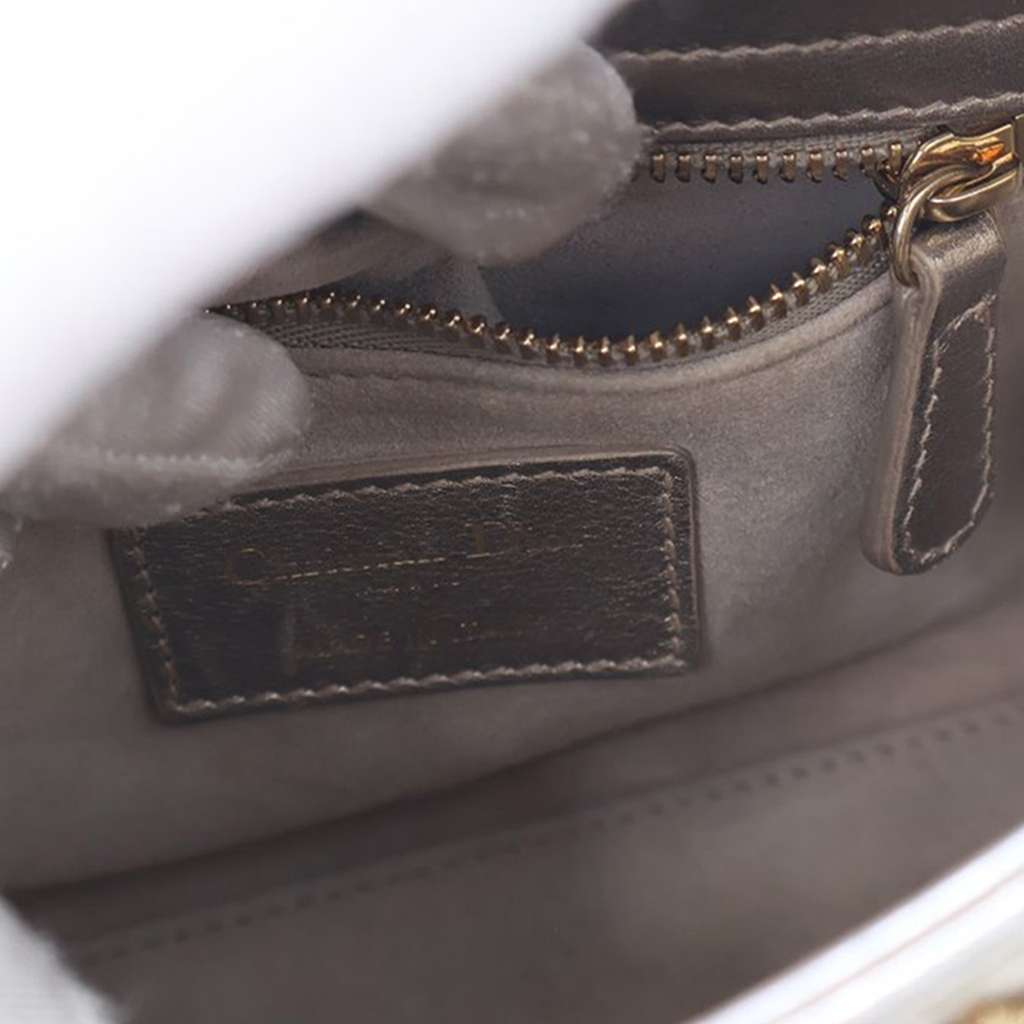 Dior Mini Beaded Metallic Lambskin Cannage Lady Dior - Detail 1