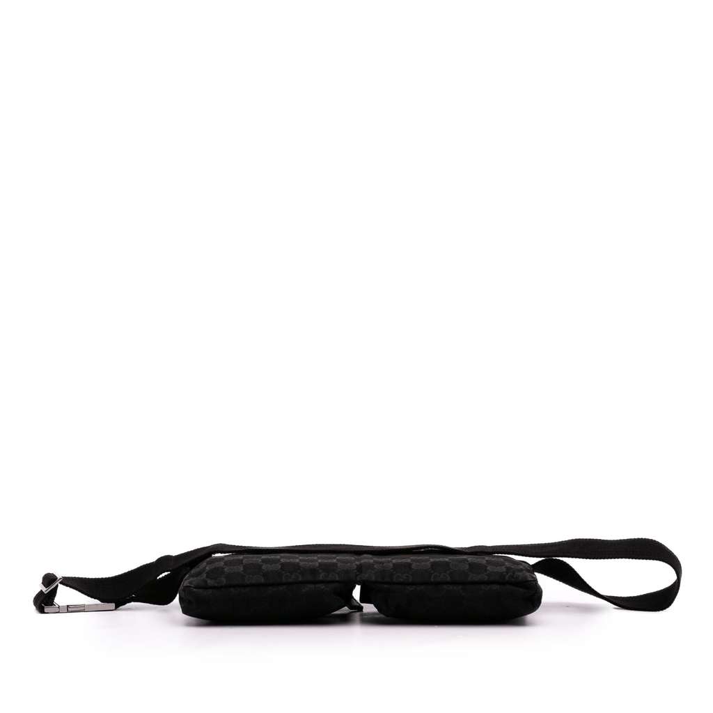 Gucci GG Canvas Double Pocket Belt Bag - 3