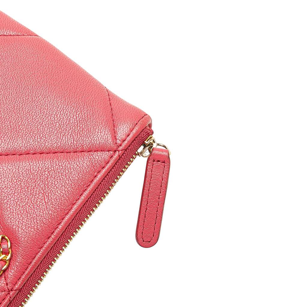 Chanel Small Lambskin 19 O Case Pouch - Image 11