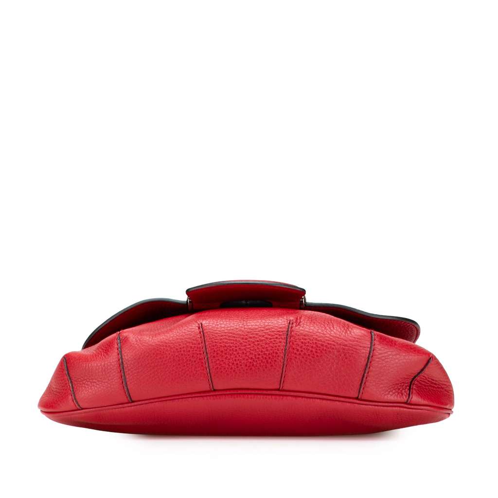 Gucci Medium Leather Bamboo Nouveau Fringe Crossbody - Image 6