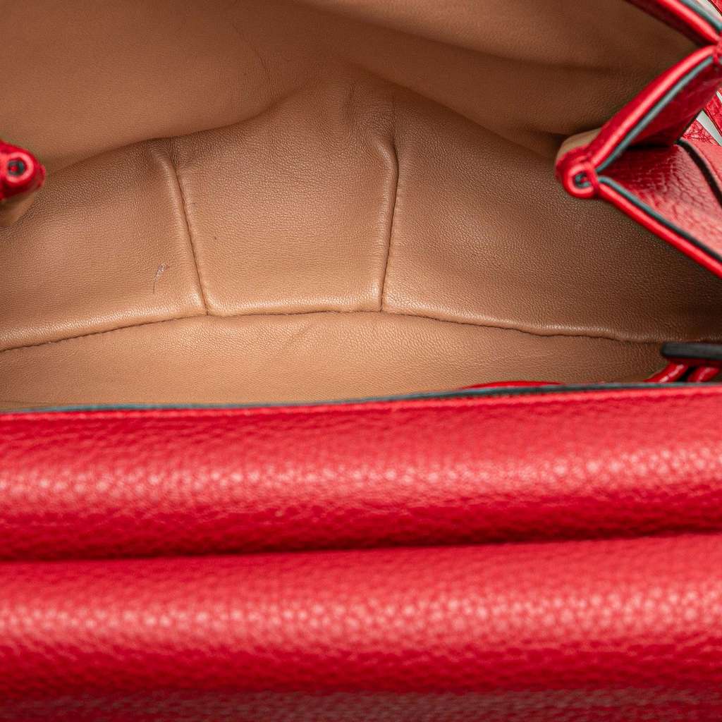 Gucci Medium Leather Bamboo Nouveau Fringe Crossbody - 4