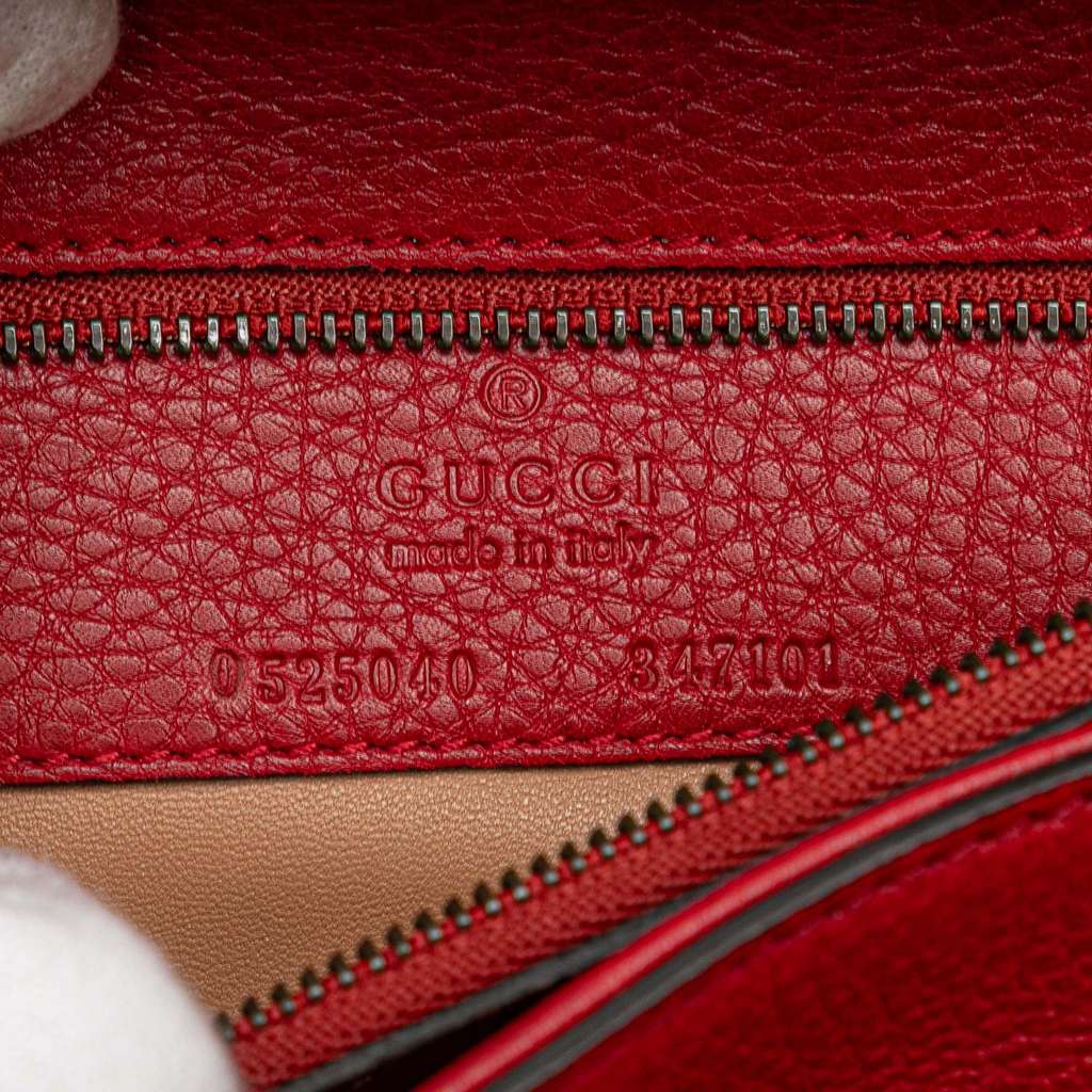 Gucci Medium Leather Bamboo Nouveau Fringe Crossbody - Side view