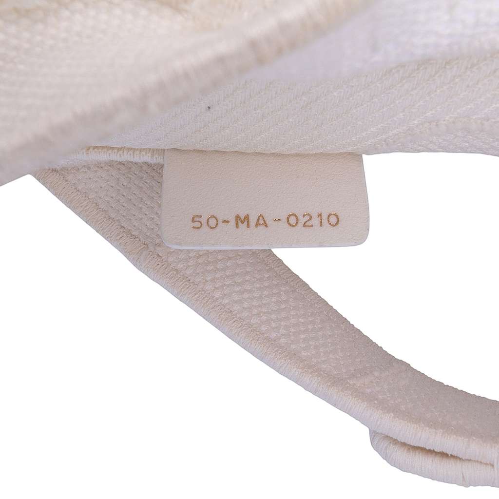 Dior Mini Canvas Embroidered Camouflage Saddle Bag - Detail 1