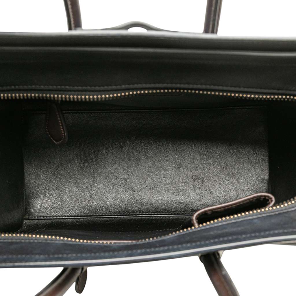 Celine Micro Tricolor Leather Luggage Tote - 4