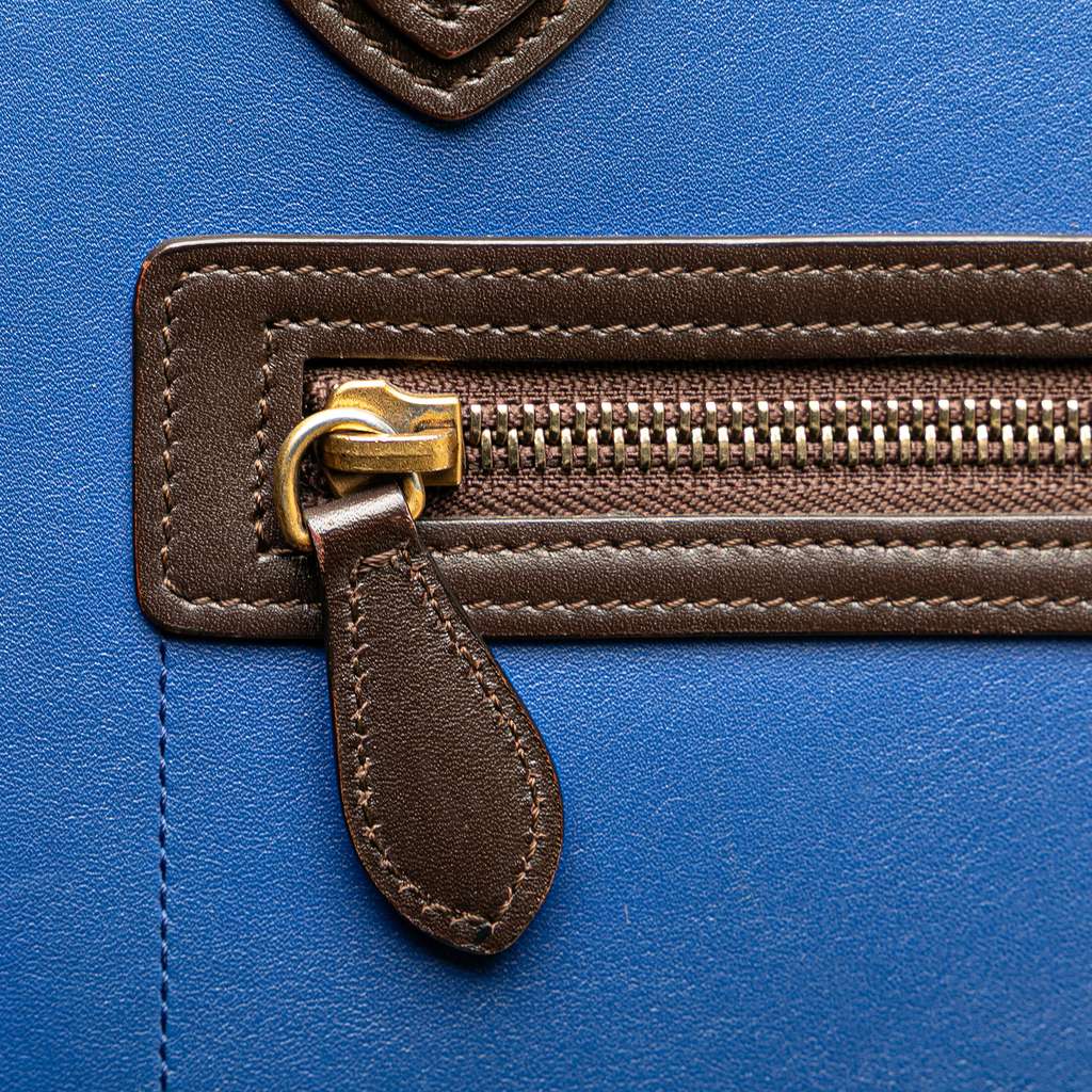 Celine Micro Tricolor Leather Luggage Tote - Image 10